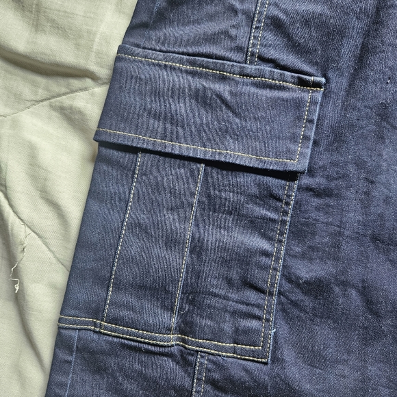 URBAN OUTFITTERS Jenny Denim Bustier Mini Dress Dark Denim Small NWT UO - Picture 10 of 15